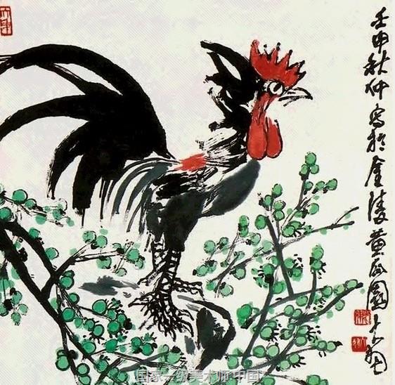 中国艺术家 陈大羽著名大写意花鸟画大师,书法家、篆刻家