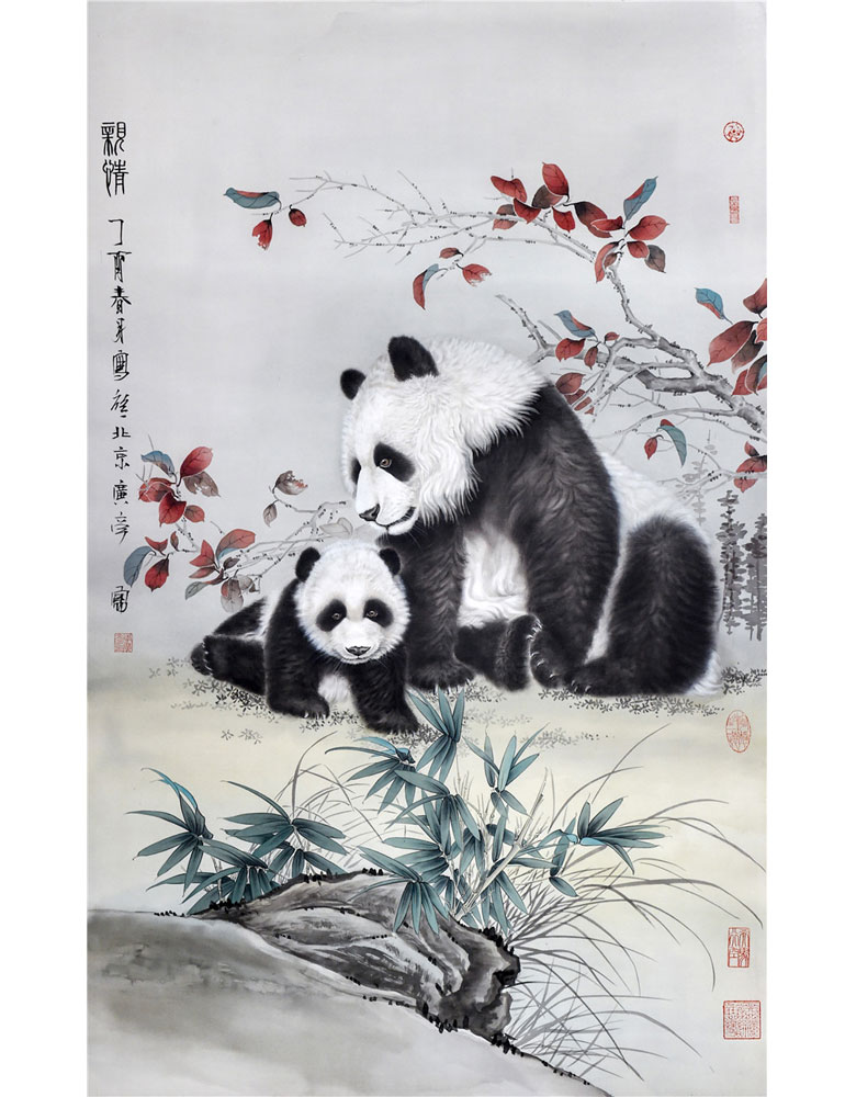 工笔画家李广彦中国传统文化的审美意象艺术赏析